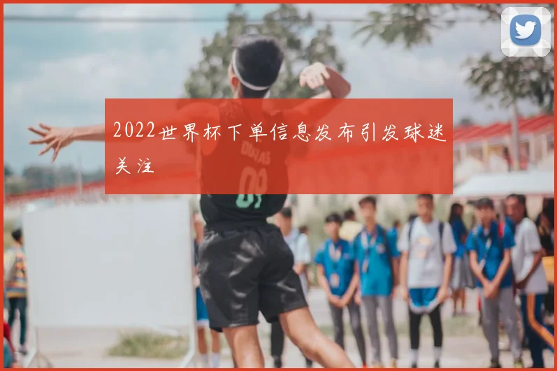 2022世界杯下单信息发布引发球迷关注
